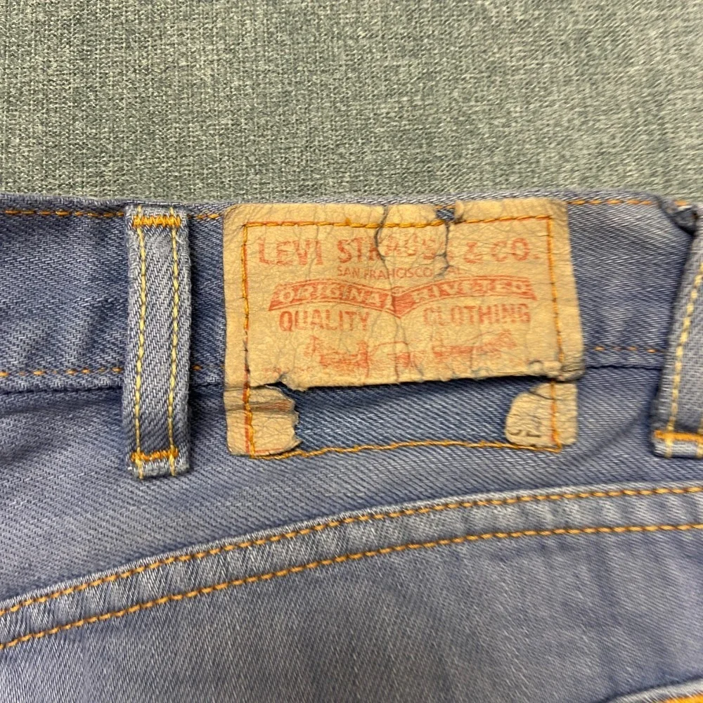 Levi's 505 Jeans Mens 40x32 Blue Denim Cotton Pockets Straight Leg Regular Fit